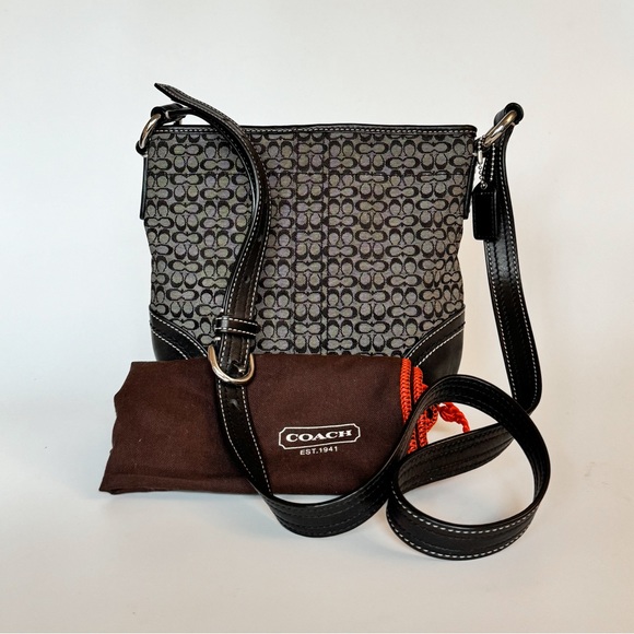 Coach Mini Signature Monogram Shoulder Bag - Picture 4 of 4